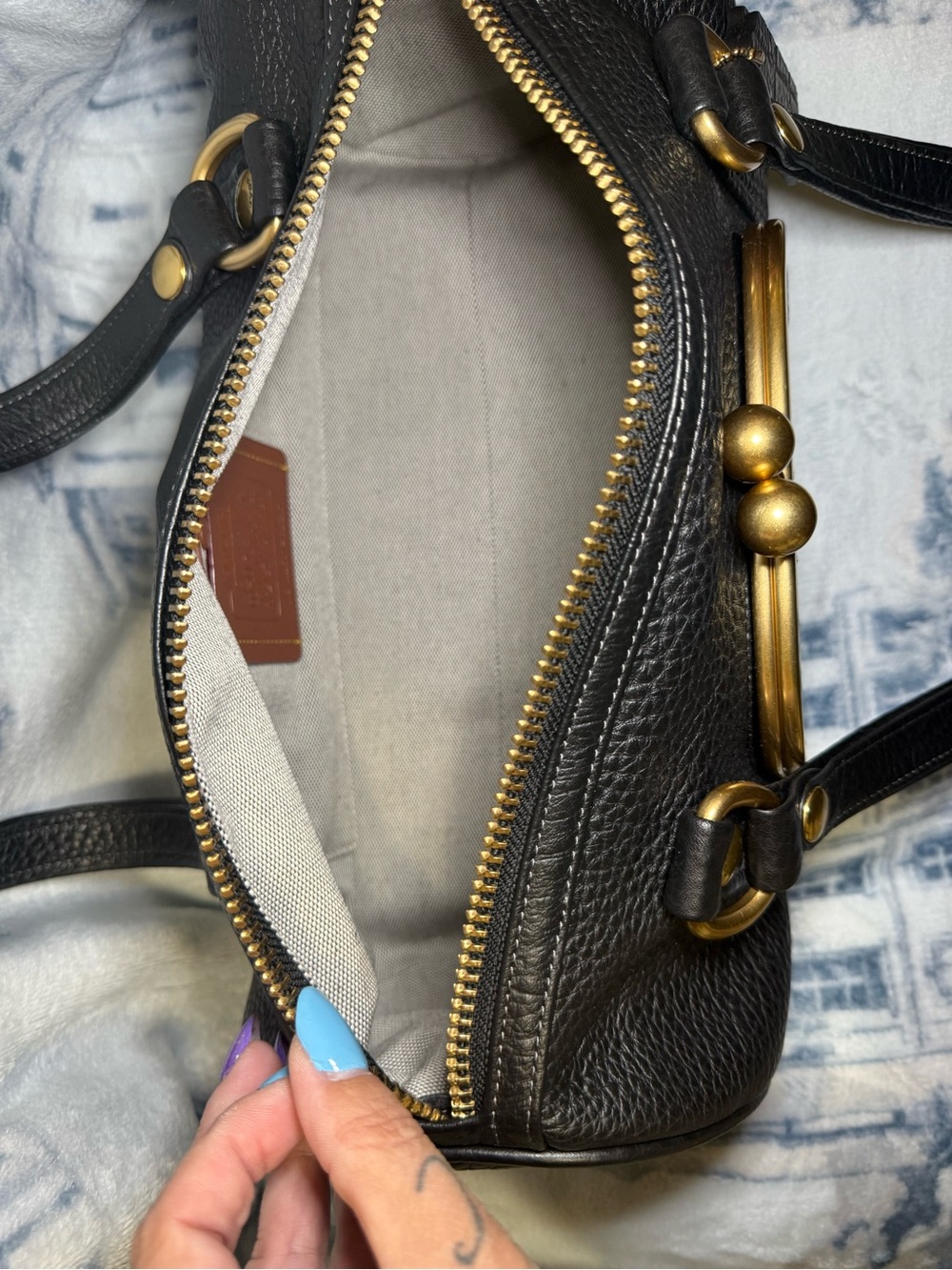 Coach large Kisslock barrel bag re-edition - Picture 5 of 6